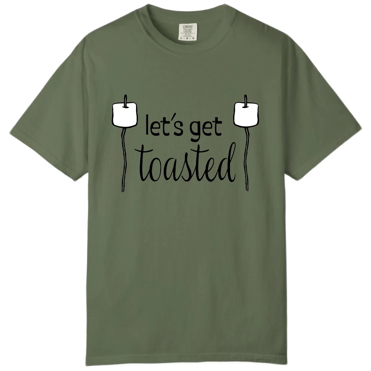 Let's Get Toasted Comfort Color in Sage