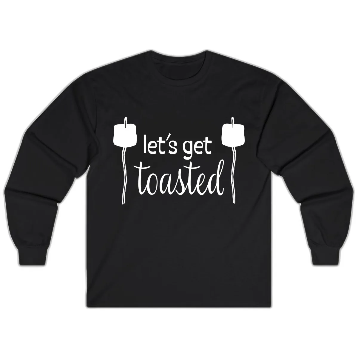 Let's Get Toasted Long Sleeve in Black