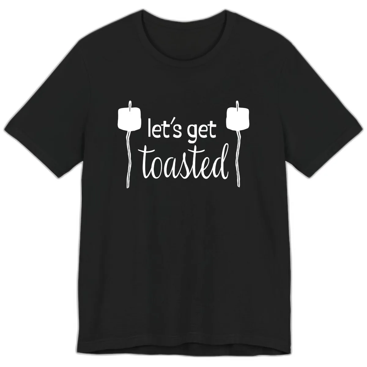 Let's Get Toasted Premium T-Shirt in Black