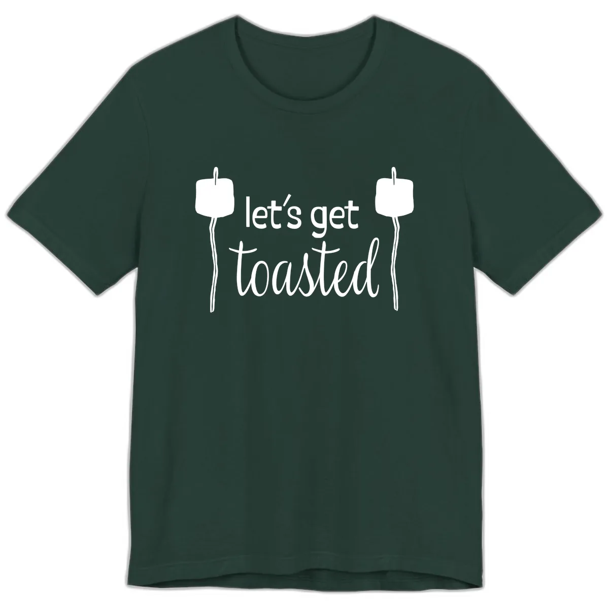 Let's Get Toasted Premium T-Shirt in Forest