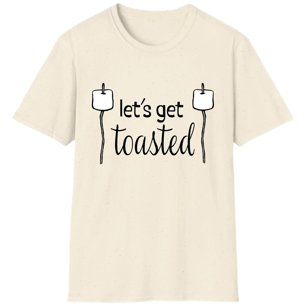 Let's Get Toasted T-Shirt in Natural