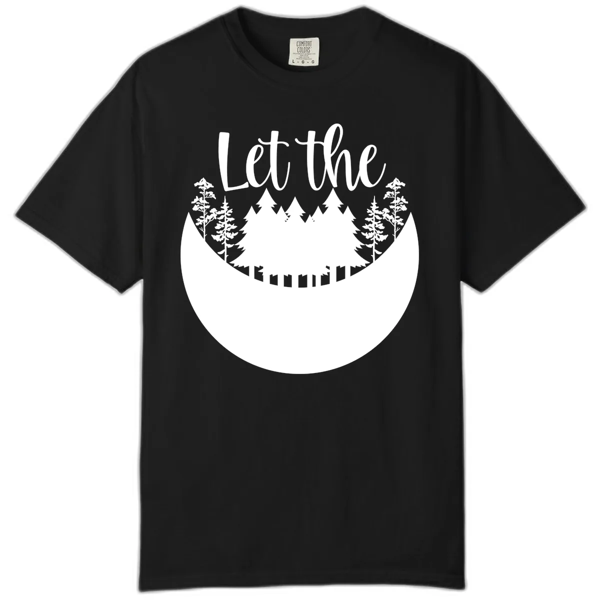 Let The Forest Speak Comfort Color in Black