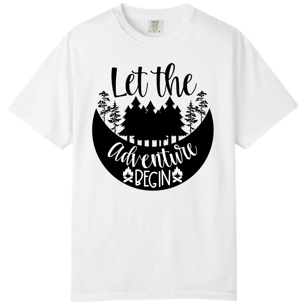 Let The Forest Speak Comfort Color in White