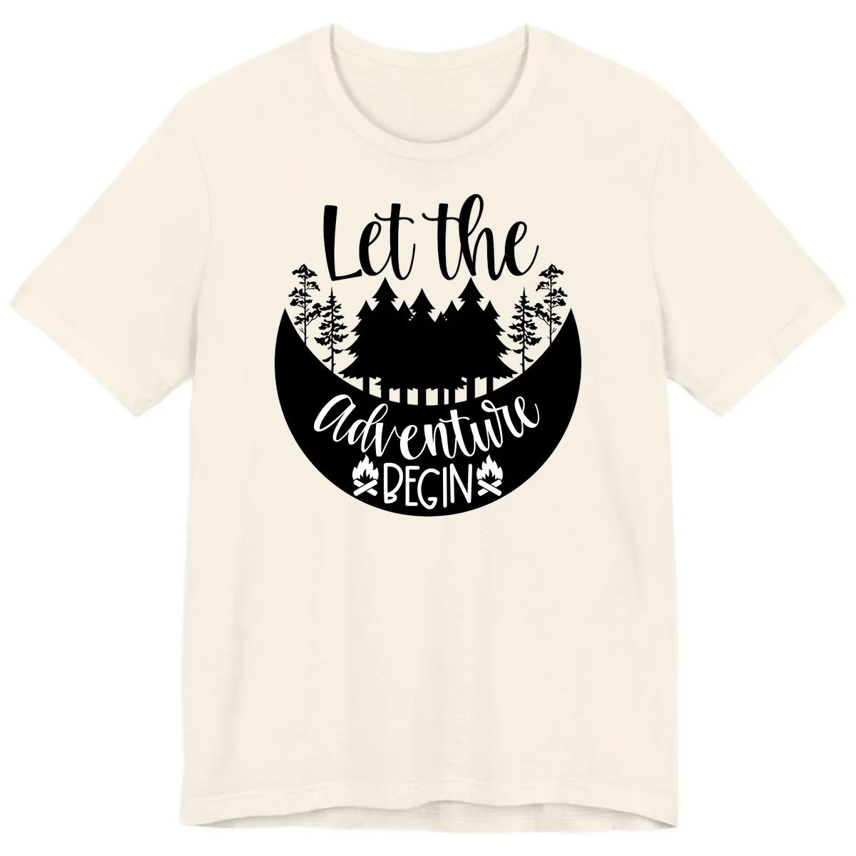 Let The Forest Speak Premium T-Shirt in Natural