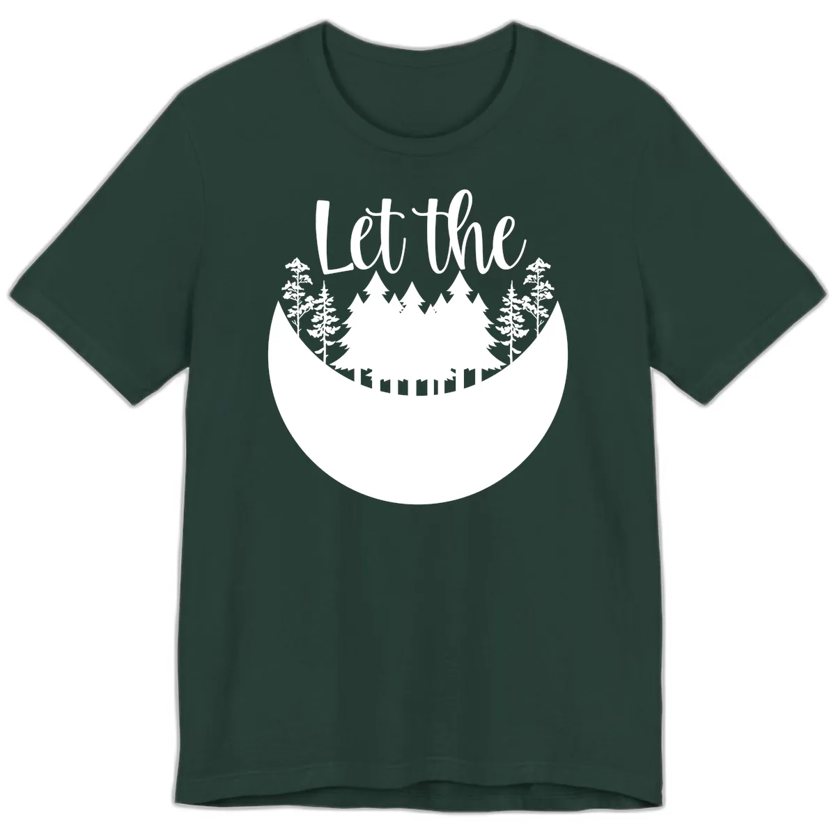 Let The Forest Speak Premium T-Shirt in Forest