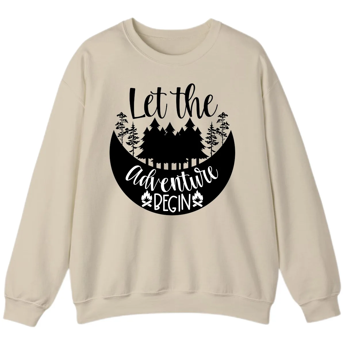 Let The Forest Speak Sweatshirt in Sand