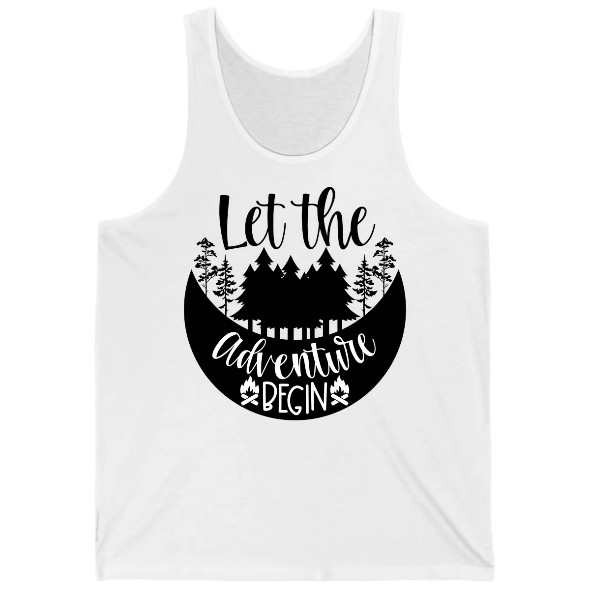 Let The Forest Speak Tank in White