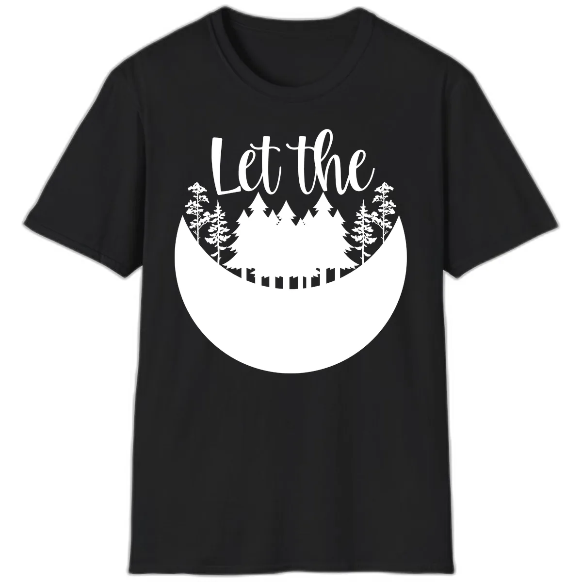 Let The Forest Speak T-Shirt in Black