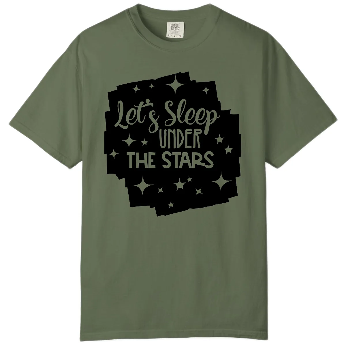 Let's Sleep Under The Stars Comfort Color in Sage