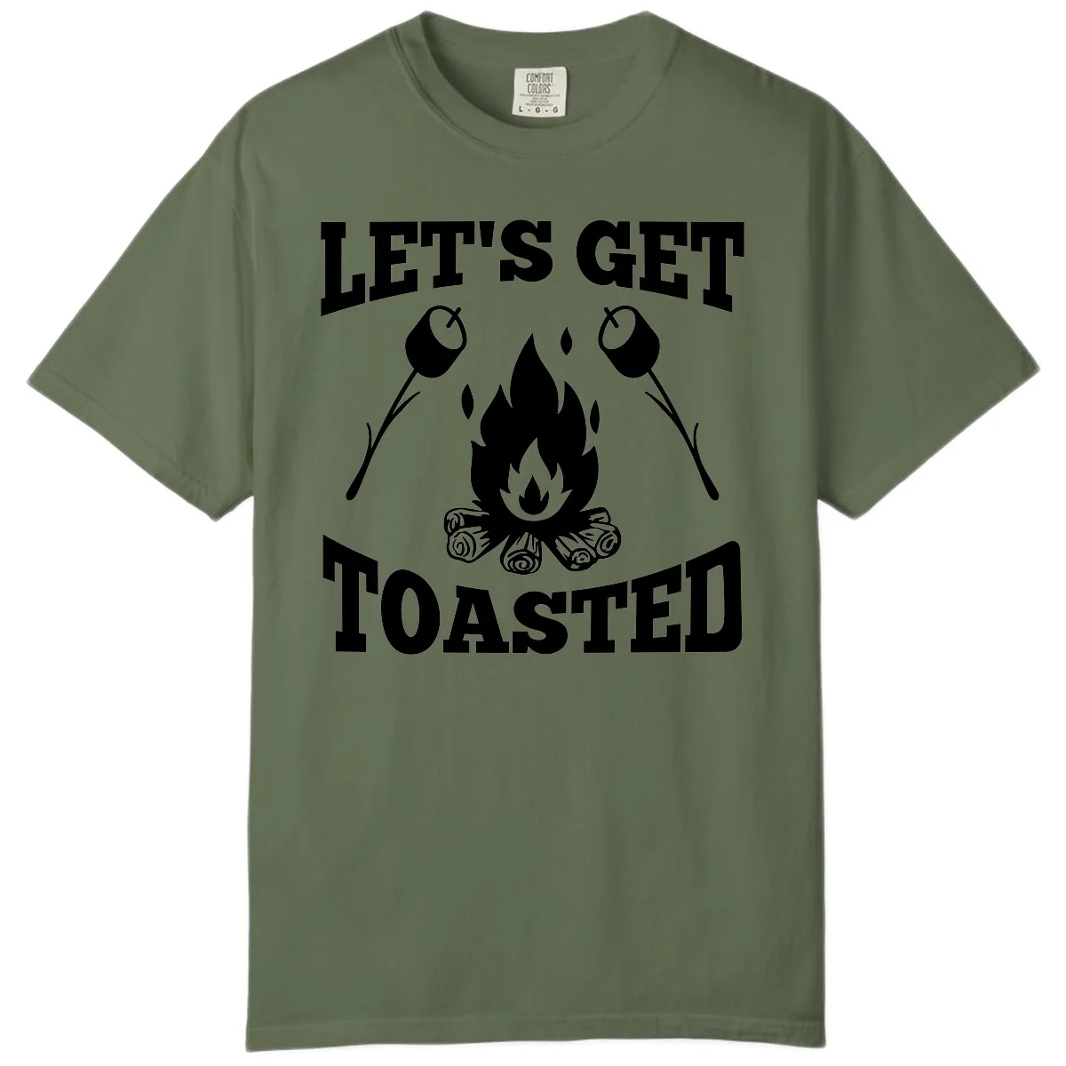Let's Get Toasted Campfire Comfort Color in Sage