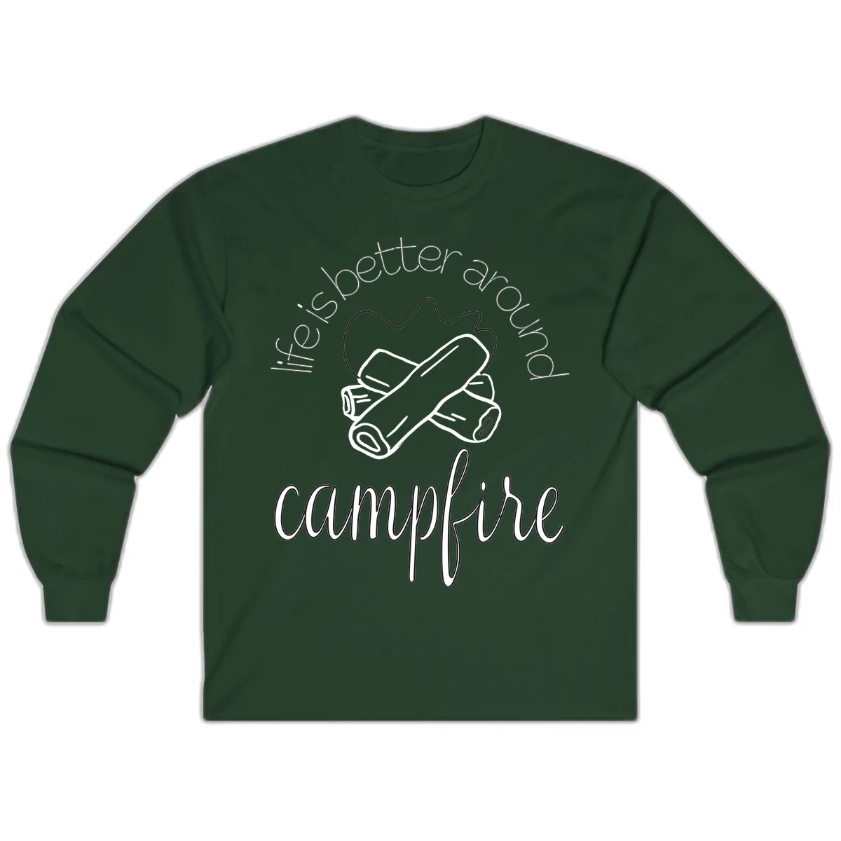 Is Boetter Dry Campfire Long Sleeve in Forest Green