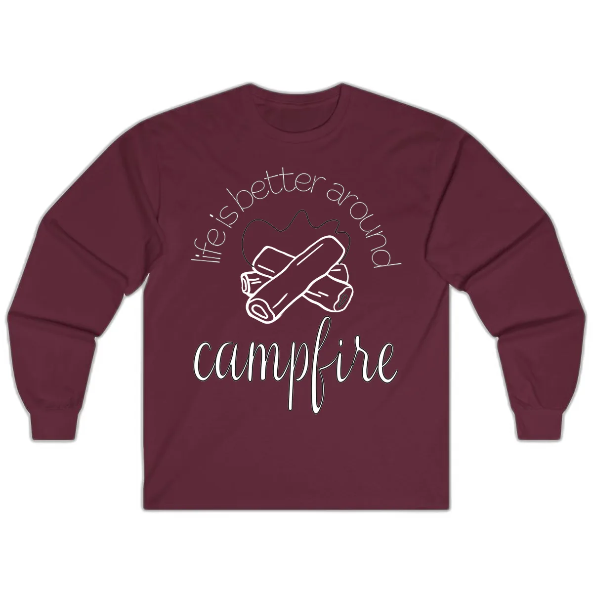 Is Boetter Dry Campfire Long Sleeve in Maroon