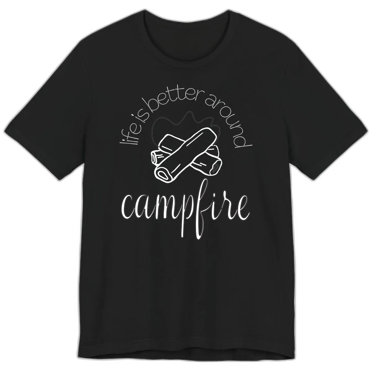 Is Boetter Dry Campfire Premium T-Shirt in Black