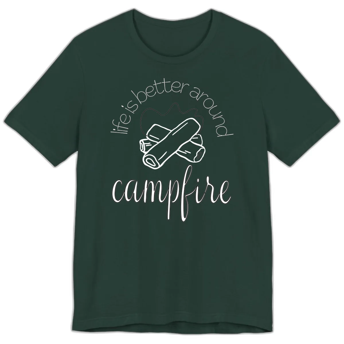 Is Boetter Dry Campfire Premium T-Shirt in Forest