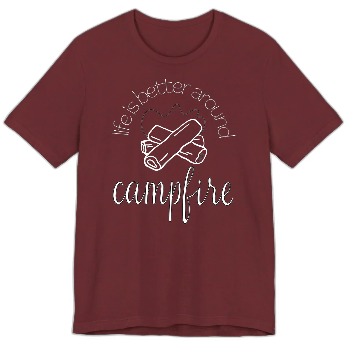 Is Boetter Dry Campfire Premium T-Shirt in Heather Cardinal