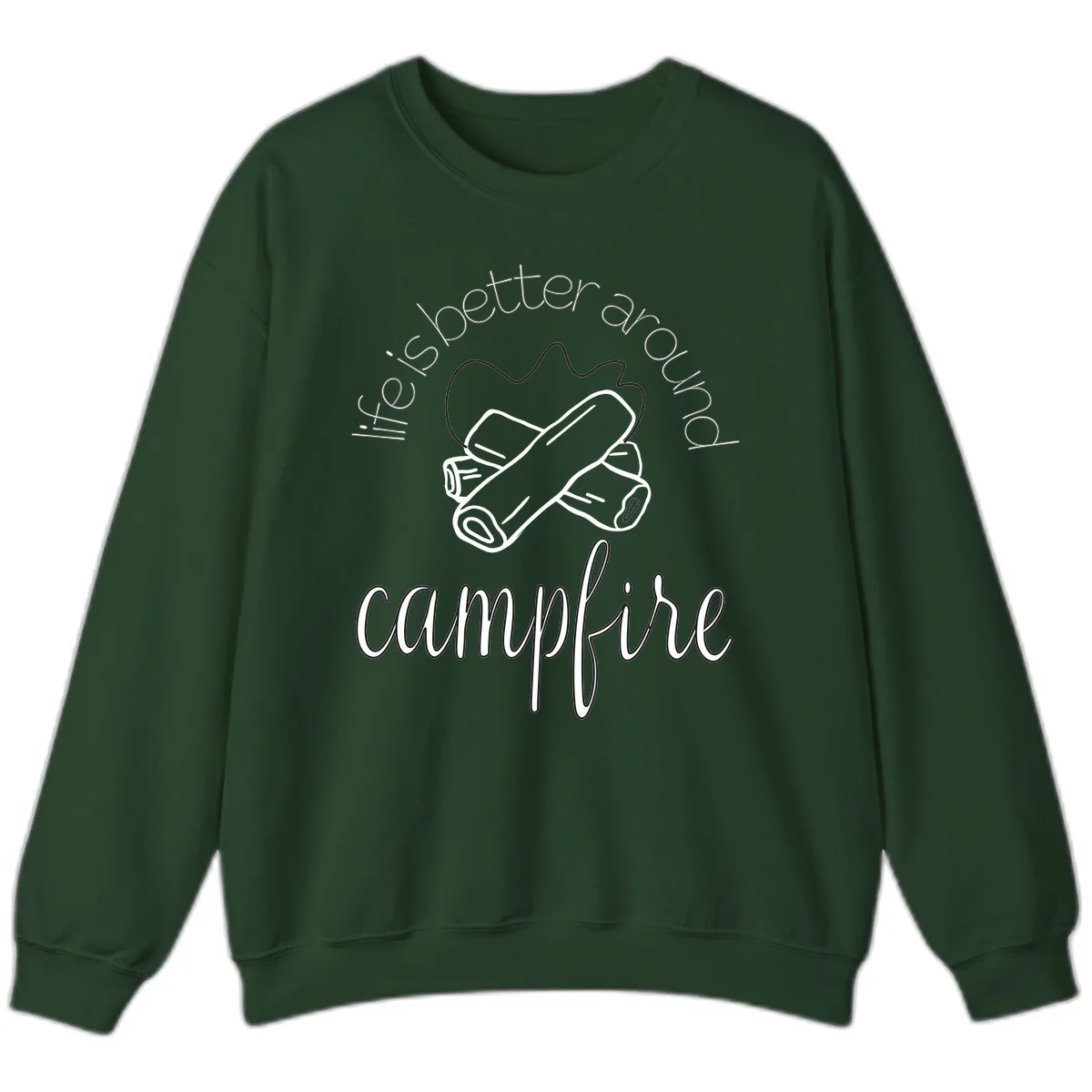 Is Boetter Dry Campfire Sweatshirt in Forest Green