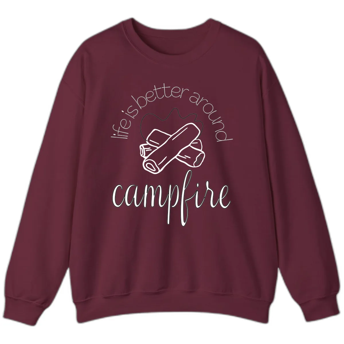 Is Boetter Dry Campfire Sweatshirt in Maroon