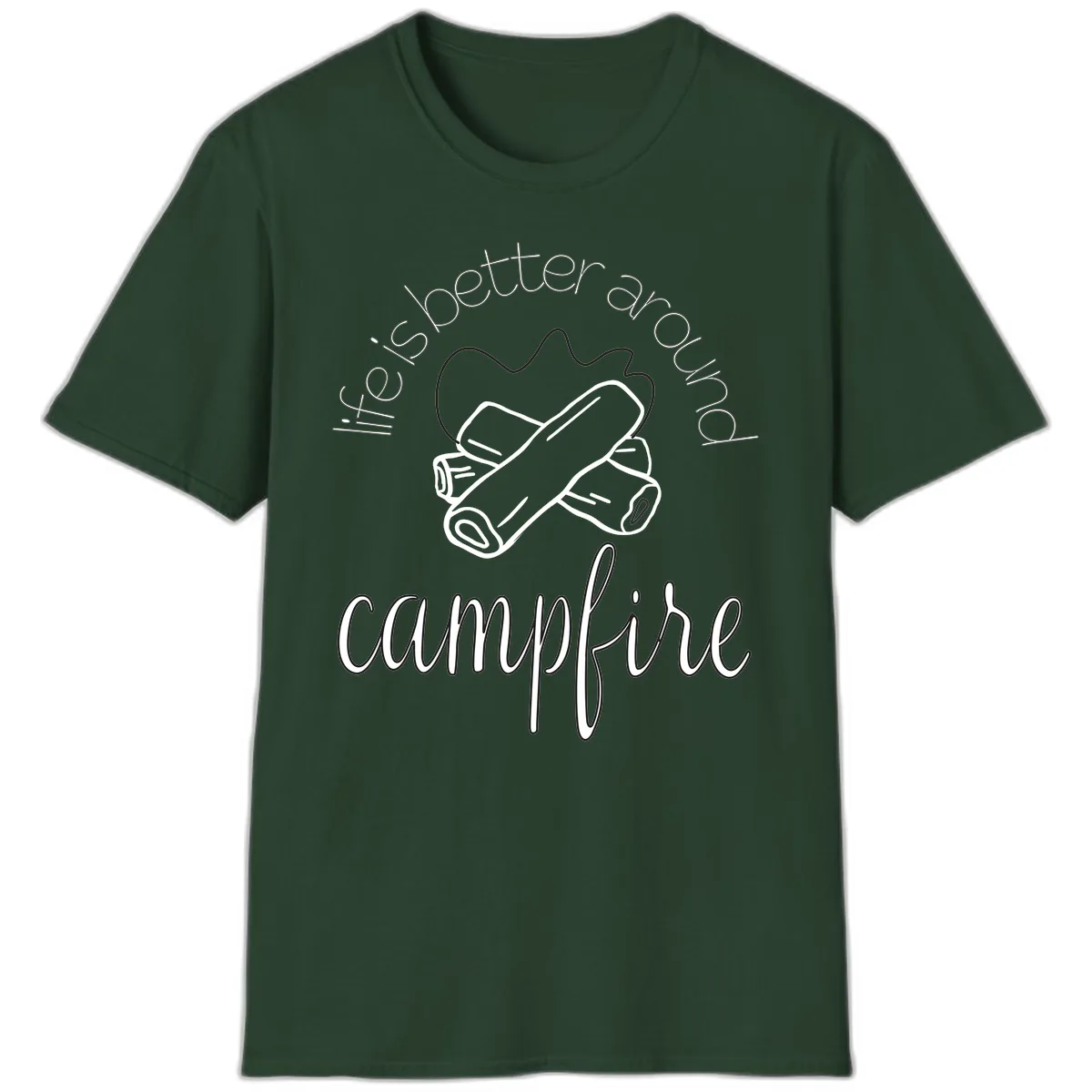 Is Boetter Dry Campfire T-Shirt in Forest Green