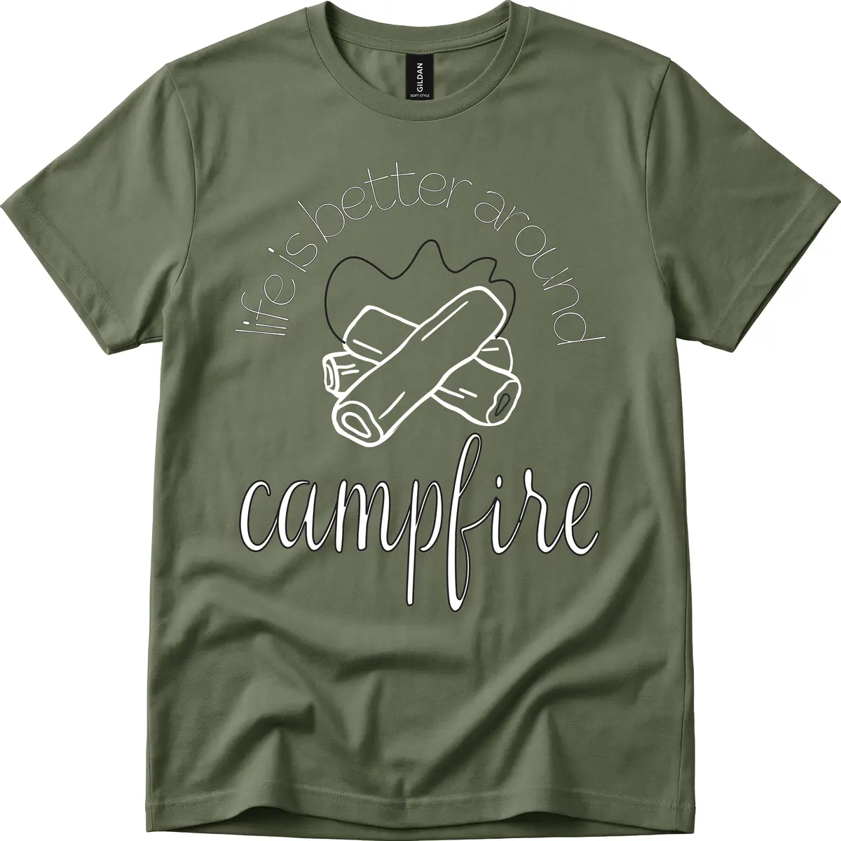 Is Boetter Dry Campfire T-Shirt in Military Green