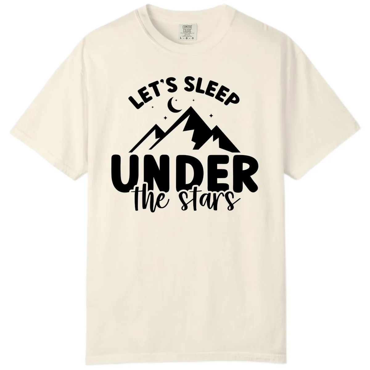 Let's Sleep Under The Stars Comfort Color in Ivory