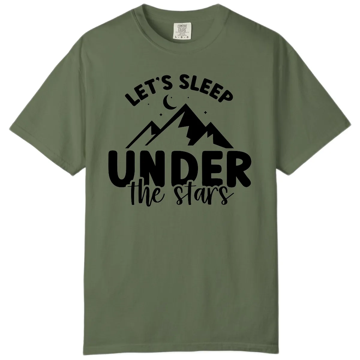 Let's Sleep Under The Stars Comfort Color in Sage