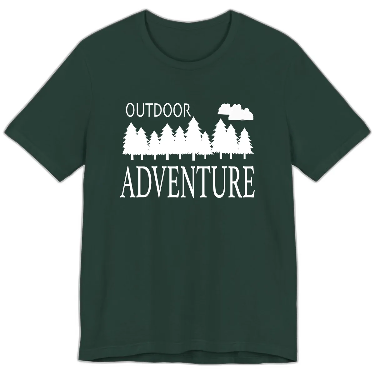 Outdoor Adventure Forest Line Premium T-Shirt in Forest