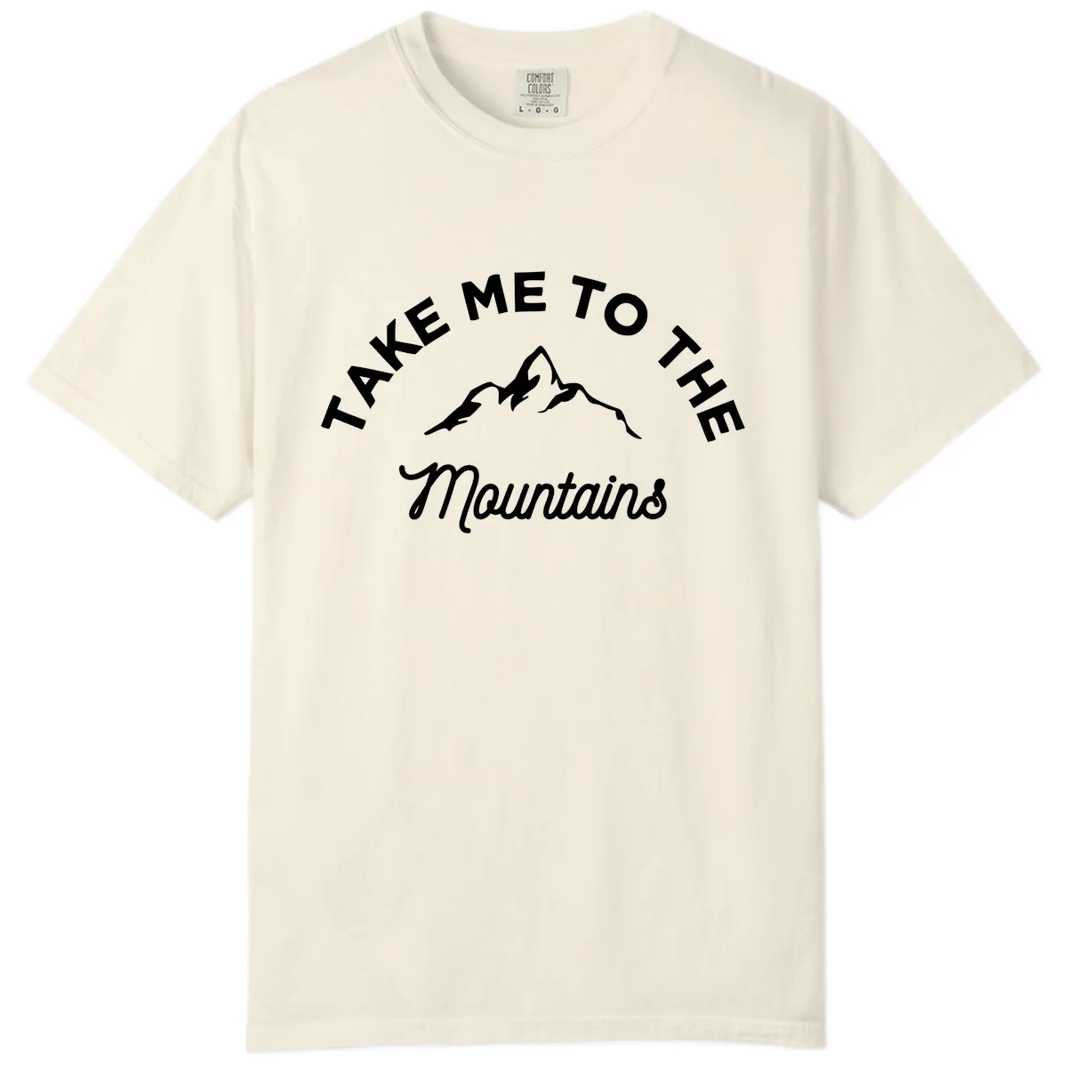 Take Me To The Mountains Comfort Color in Ivory
