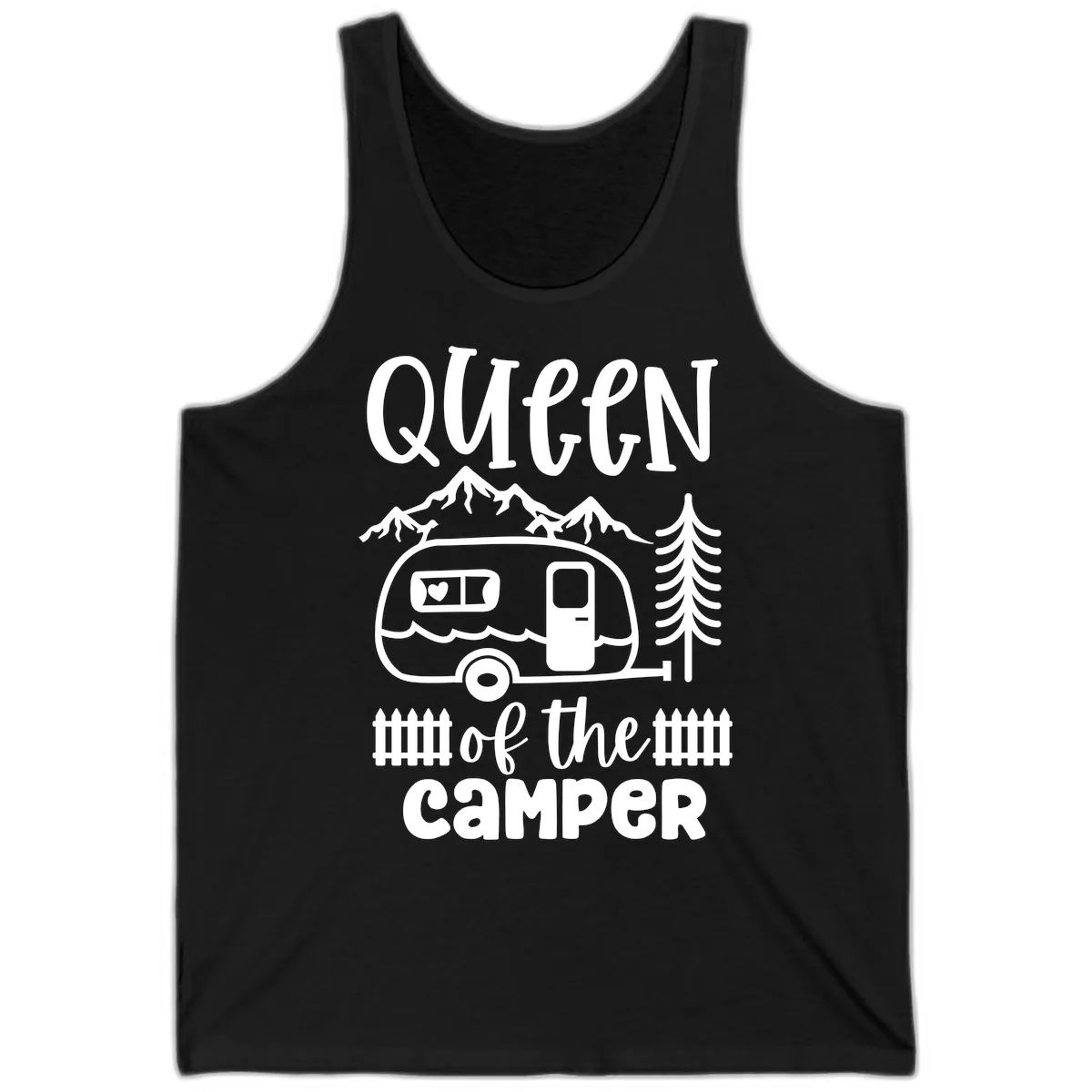 Queen Of The Camper Tank in Black
