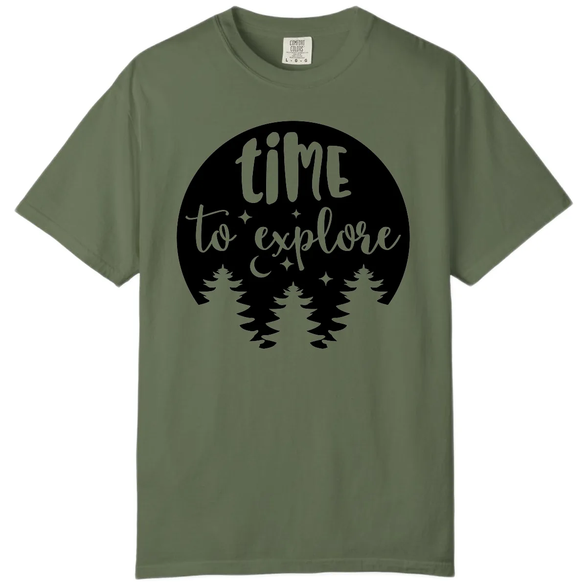 Time To Explore Comfort Color in Sage