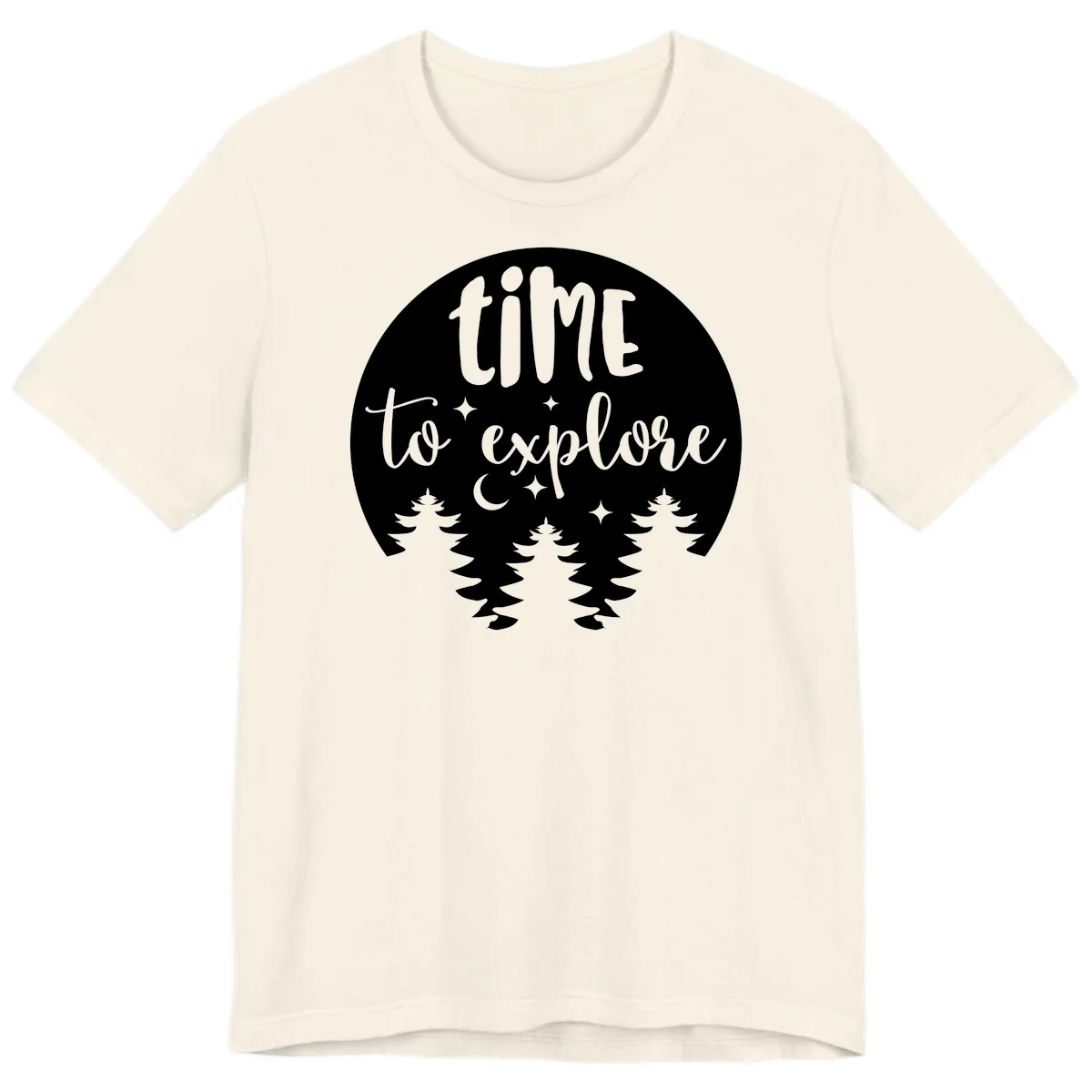 Time To Explore Premium T-Shirt in Natural