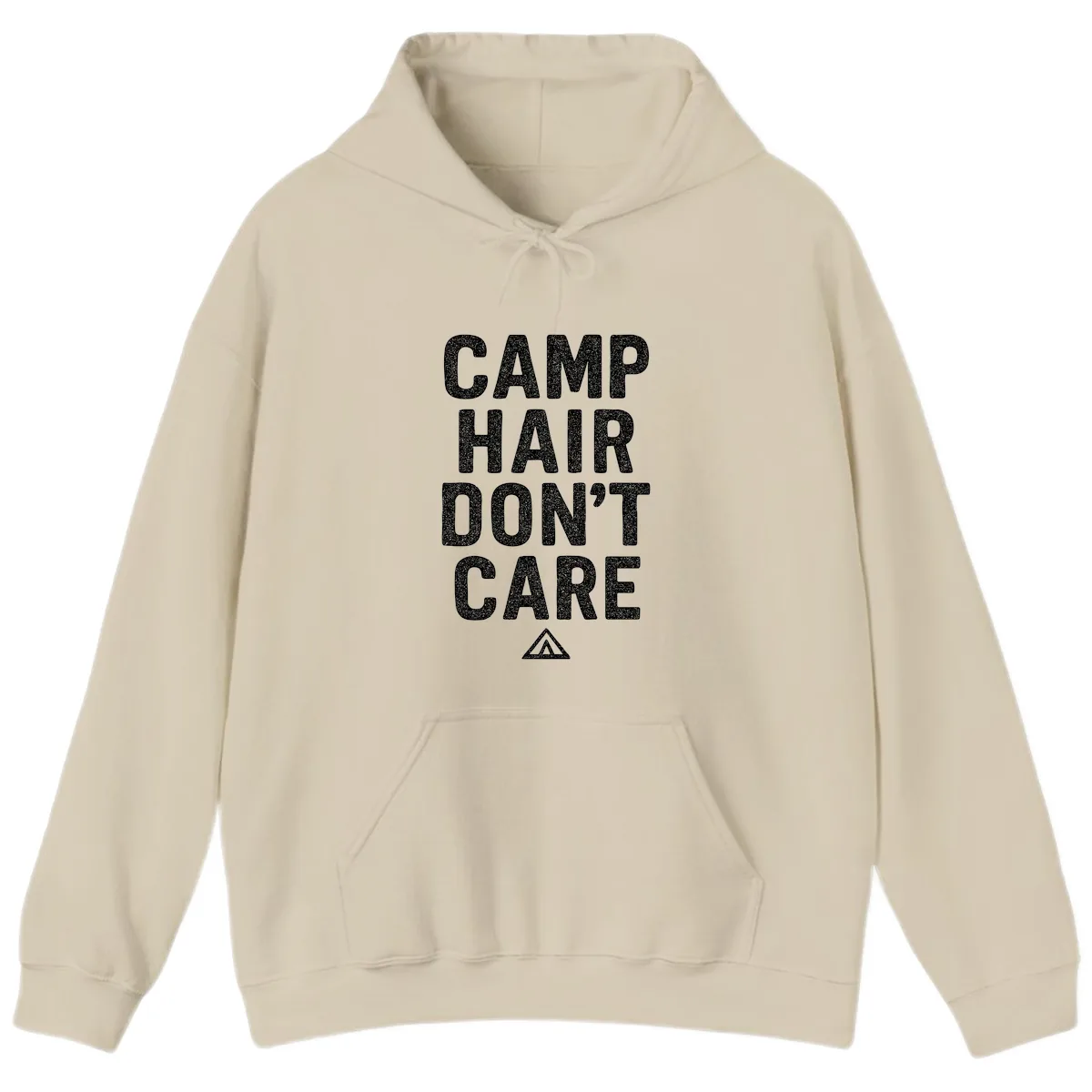 Camp Hair Don't Care Hoodie in Sand