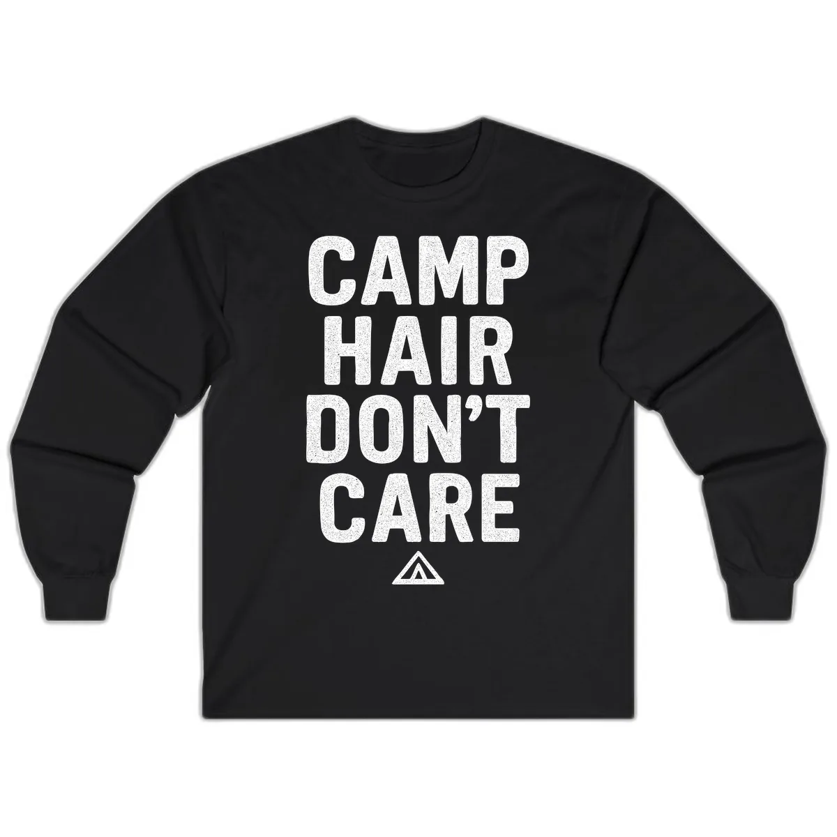 Camp Hair Don't Care Long Sleeve in Black