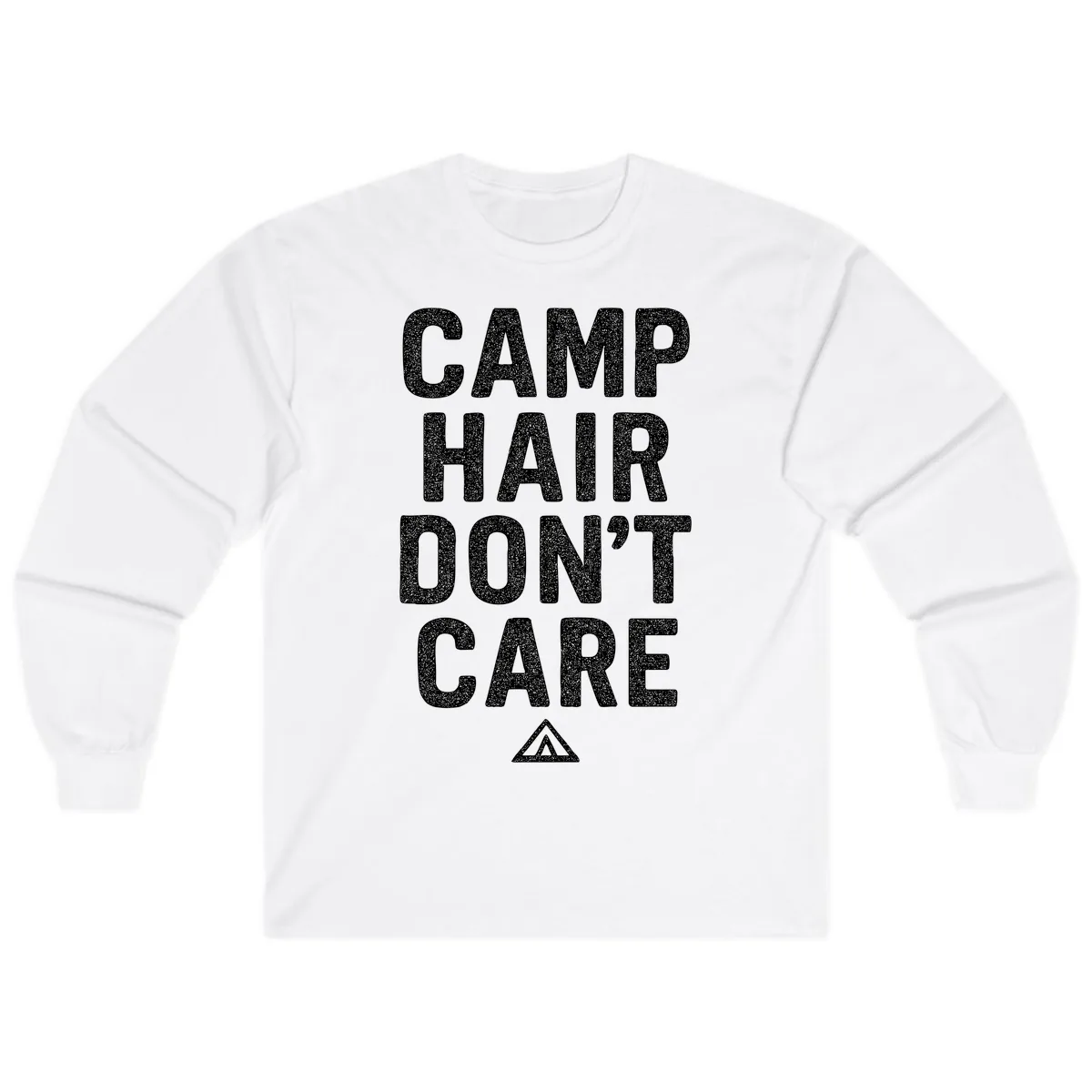 Camp Hair Don't Care Long Sleeve in White