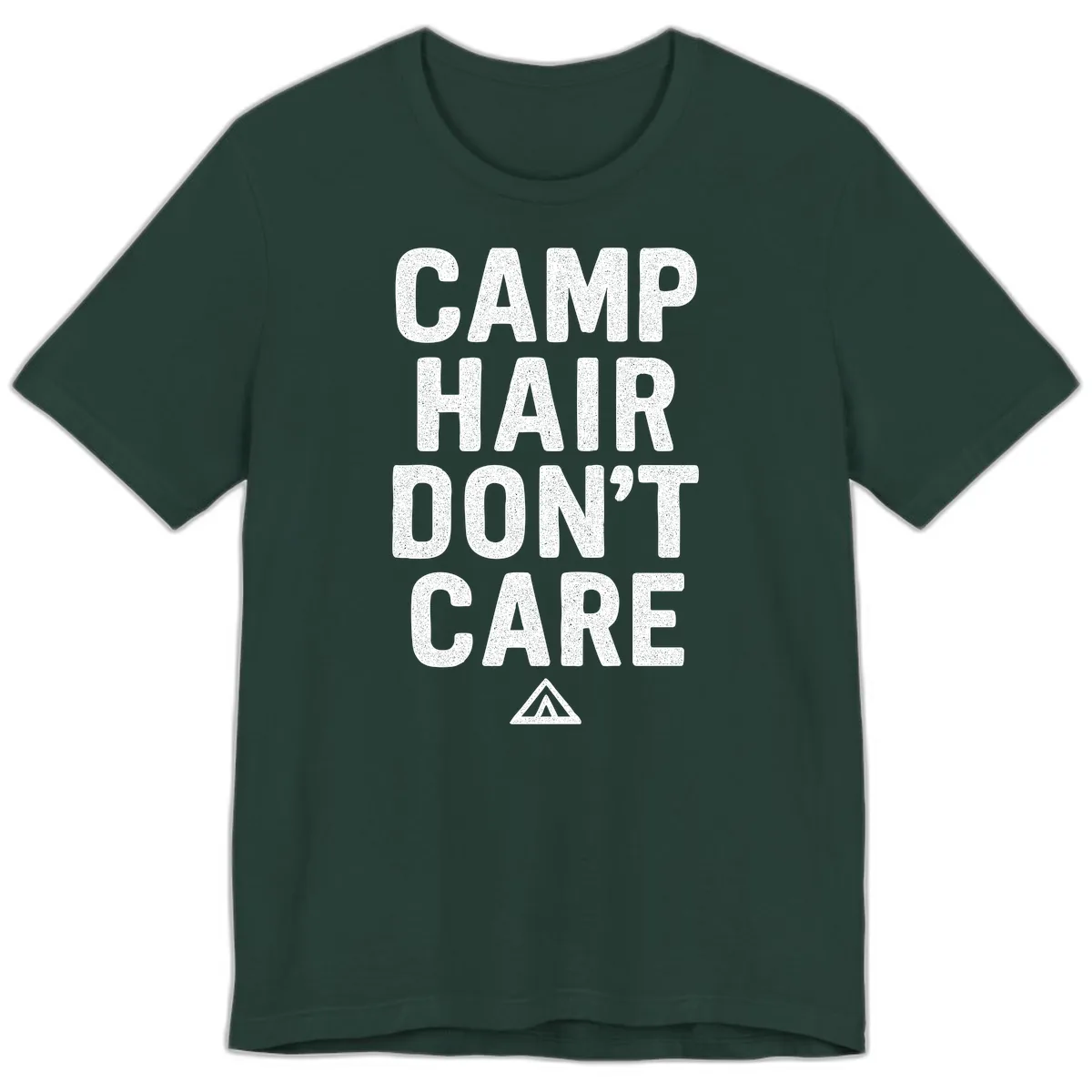 Camp Hair Don't Care Premium T-Shirt in Forest