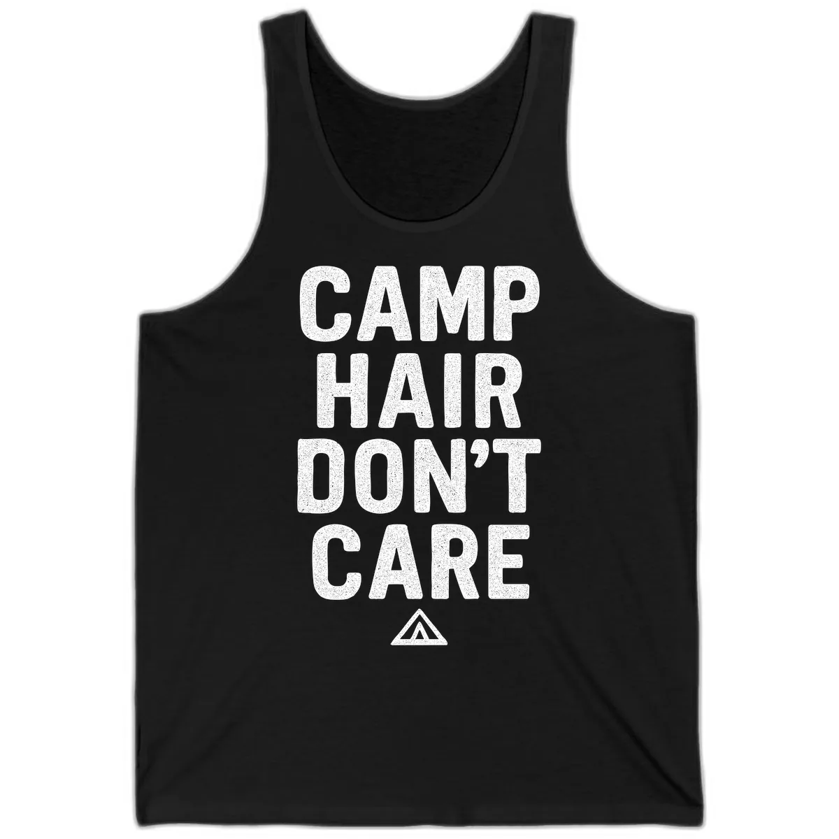 Camp Hair Don't Care Tank in Black