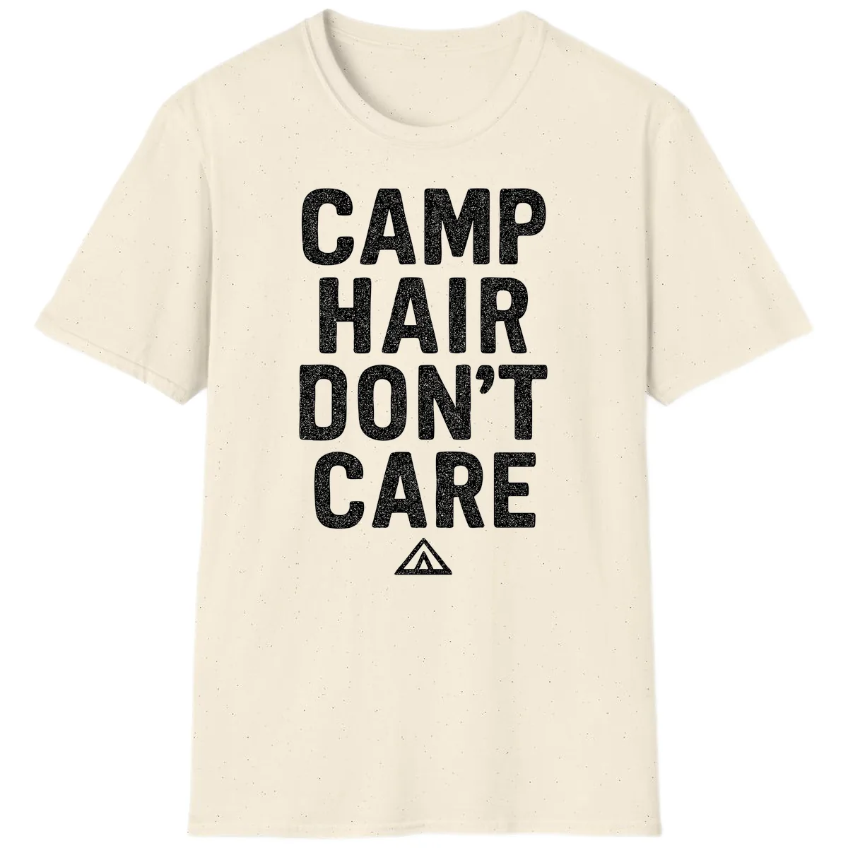 Camp Hair Don't Care T-Shirt in Natural