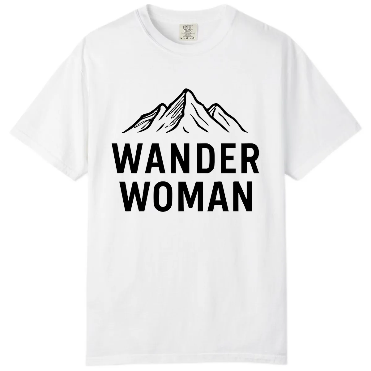 Wander Woman Mountain Comfort Color in White
