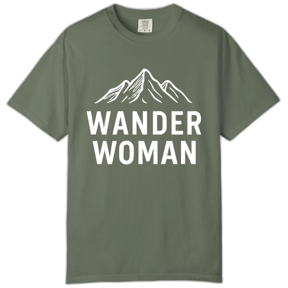 Wander Woman Mountain Comfort Color in Moss