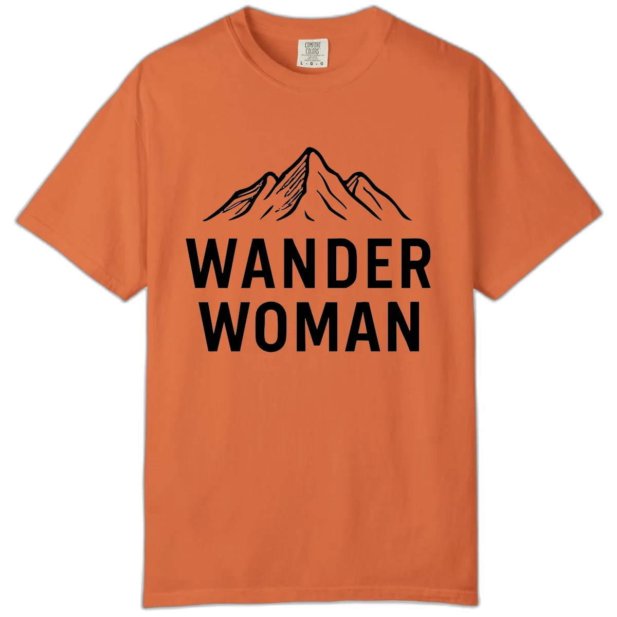 Wander Woman Mountain Comfort Color in Burnt Orange