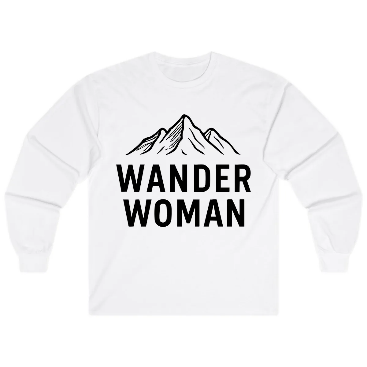 Wander Woman Mountain Long Sleeve in White