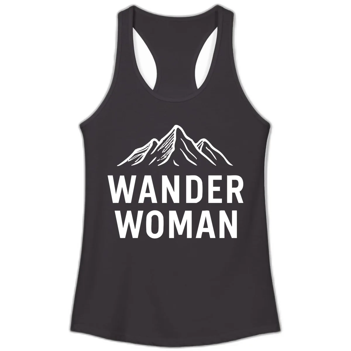 Wander Woman Mountain Ladies Tank in Black