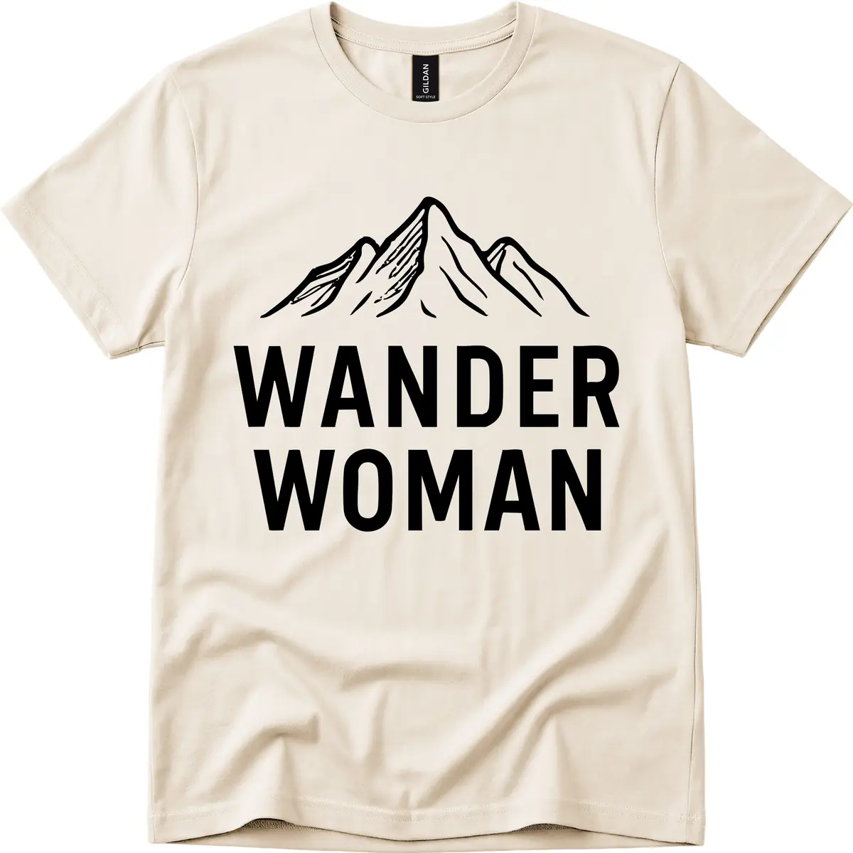 Wander Woman Mountain T-Shirt in Natural