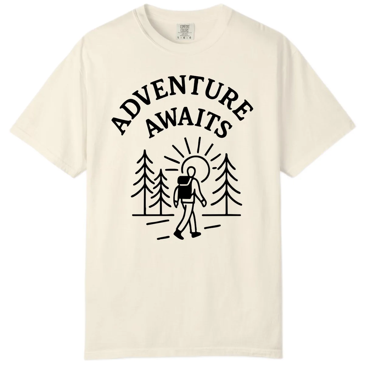Adventure Awaits Comfort Color in Ivory