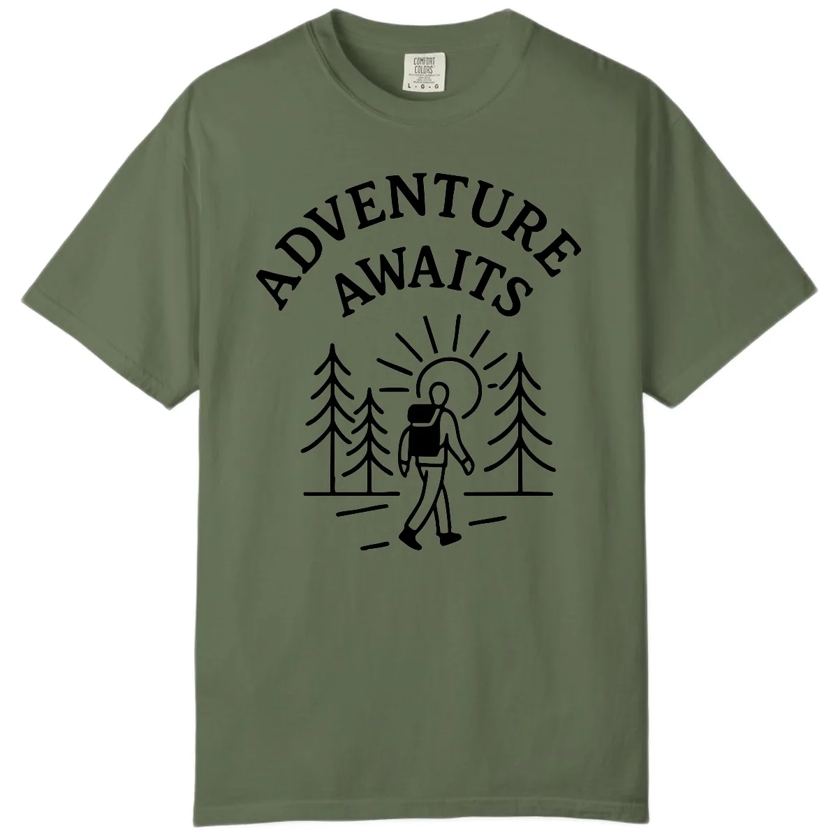 Adventure Awaits Comfort Color in Sage