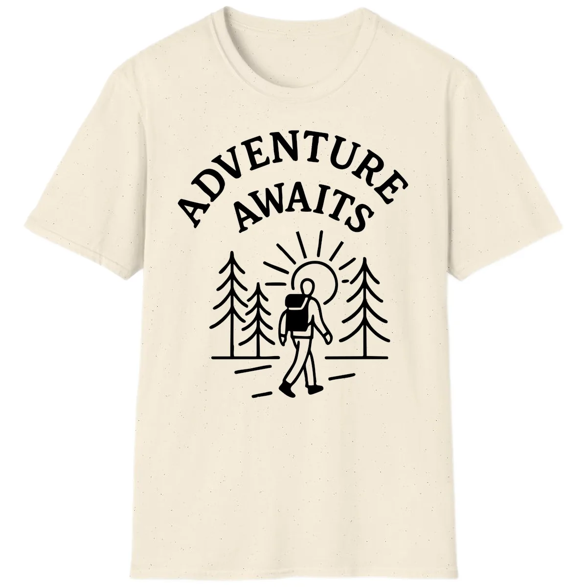 Adventure Awaits T-Shirt in Natural