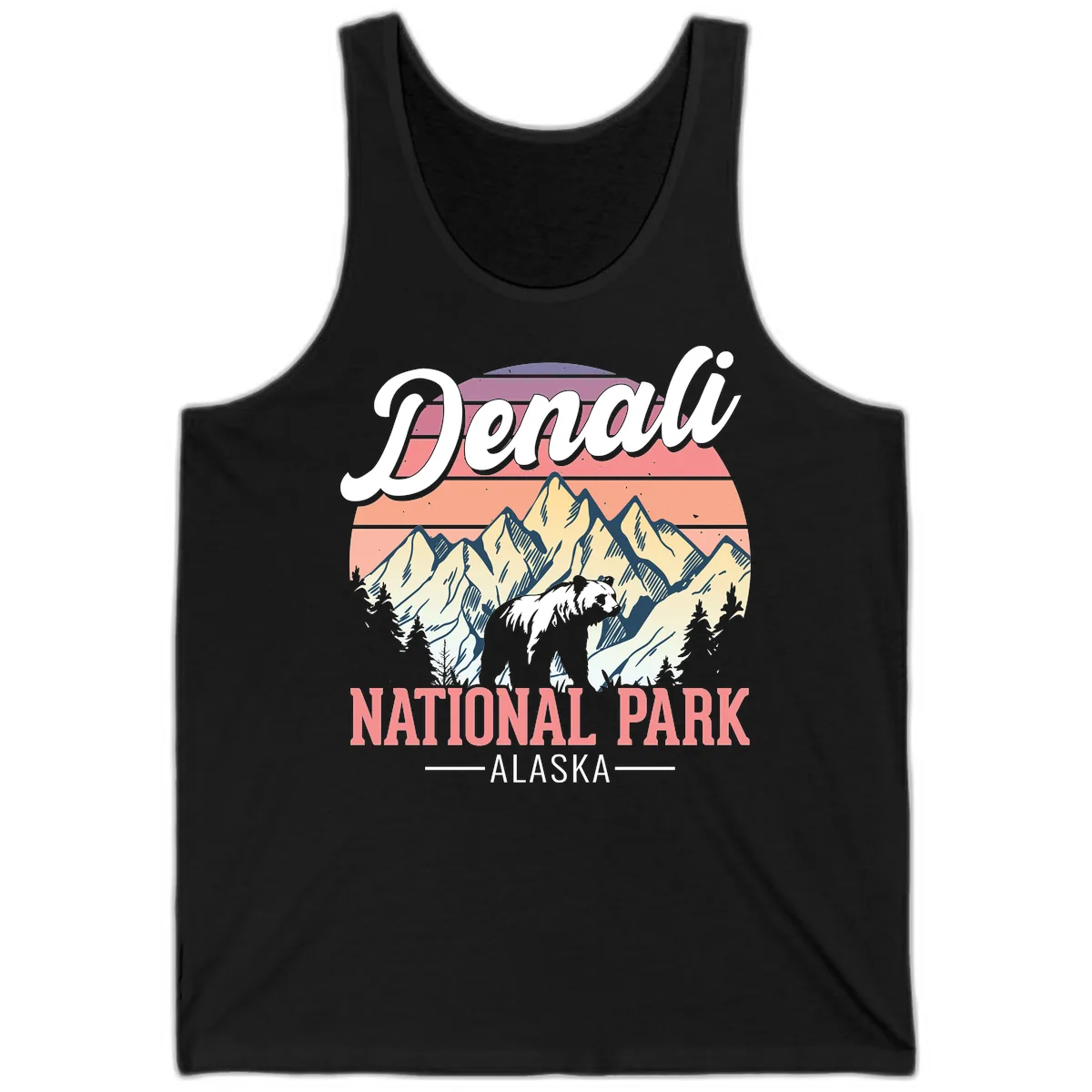 Denali National Park Alaska Bear Tank in Black