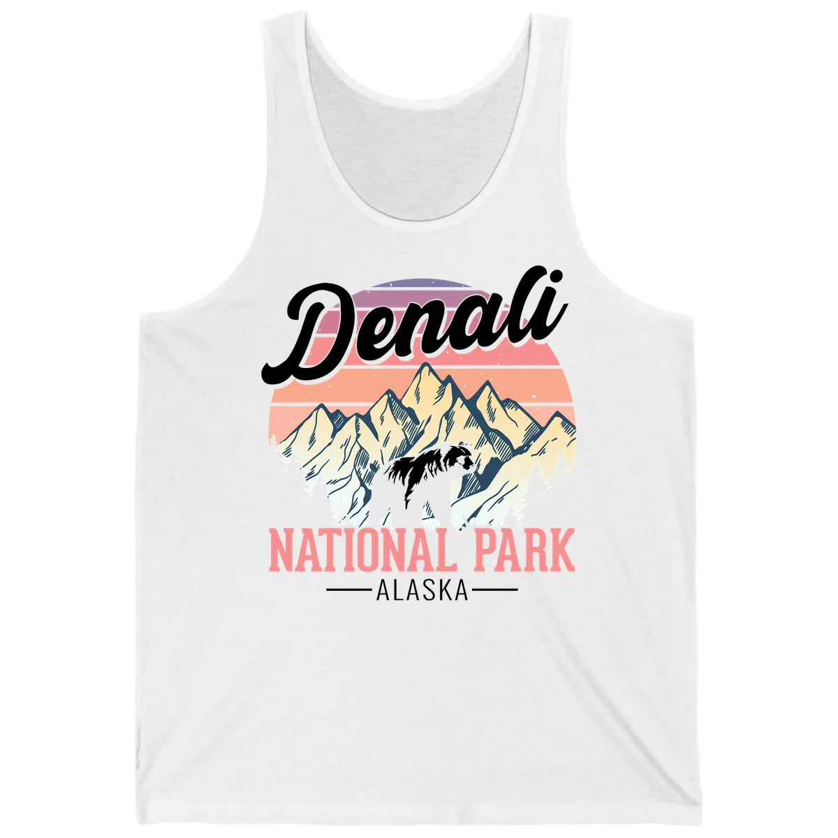 Denali National Park Alaska Bear Tank in White