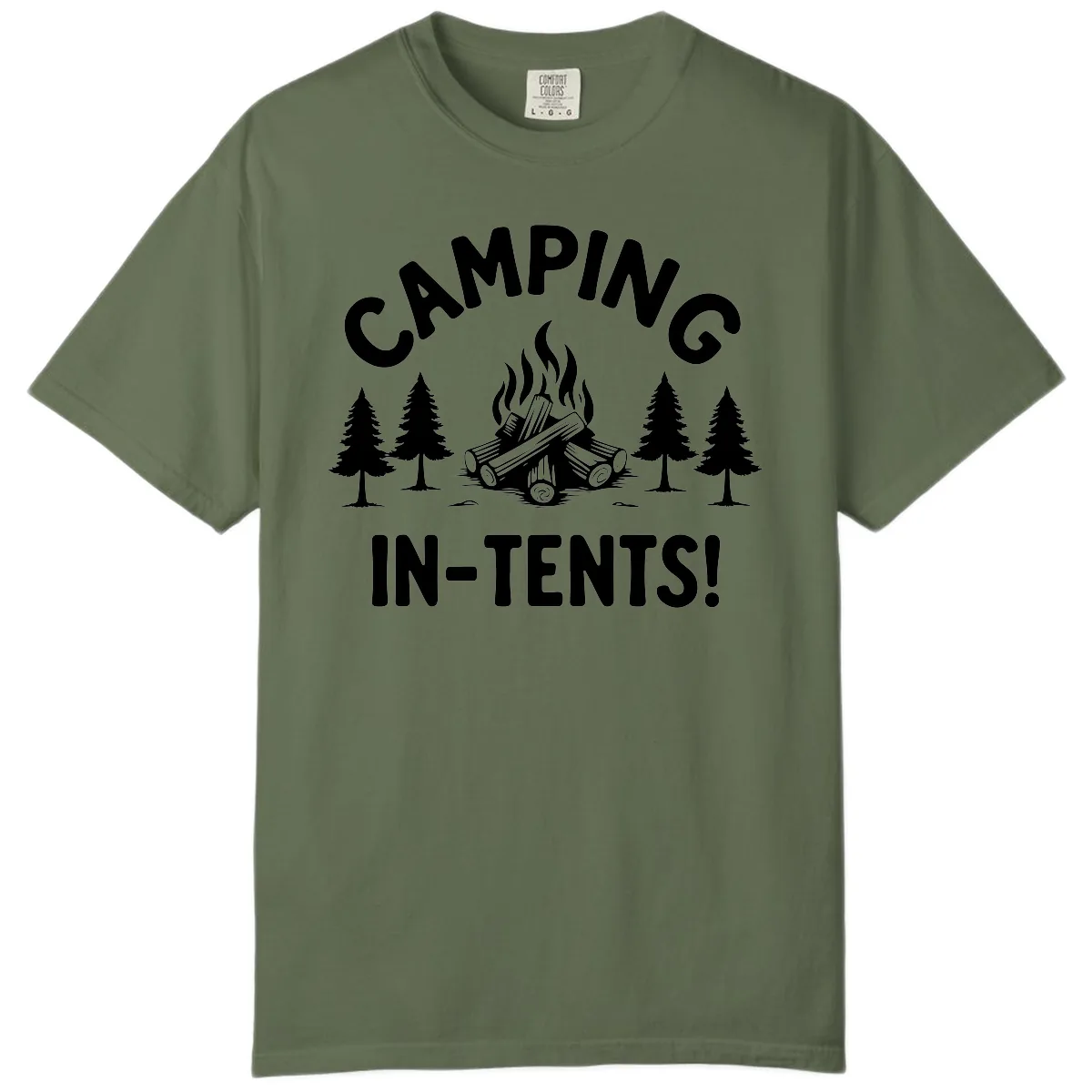 Camping In Tents Comfort Color in Sage