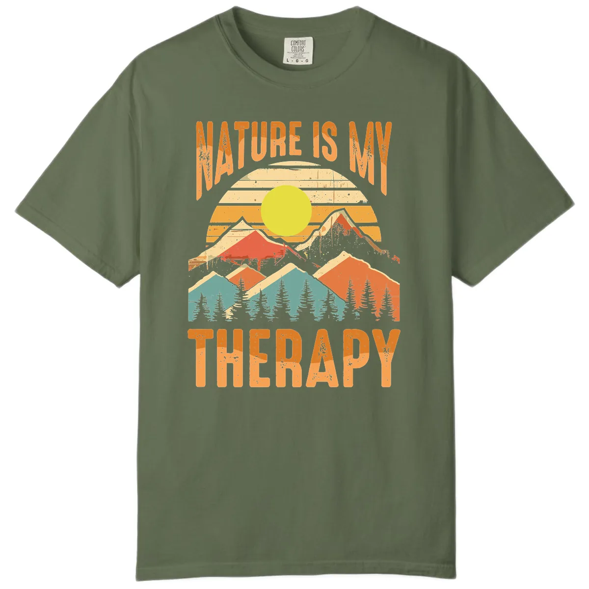 Nature Is My Therapy Comfort Color in Sage