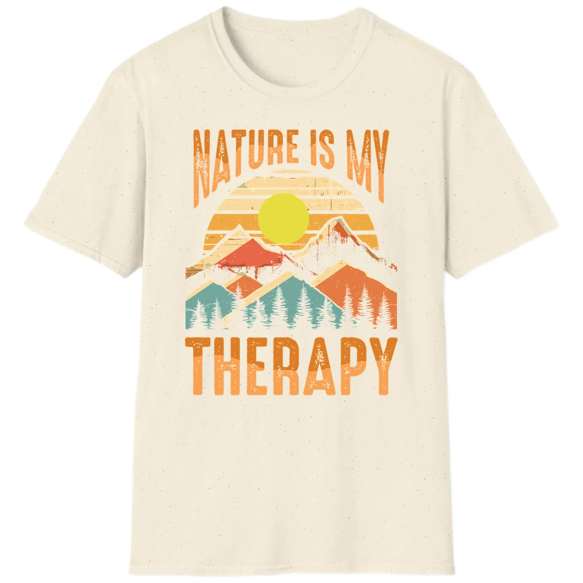 Nature Is My Therapy T-Shirt in Natural